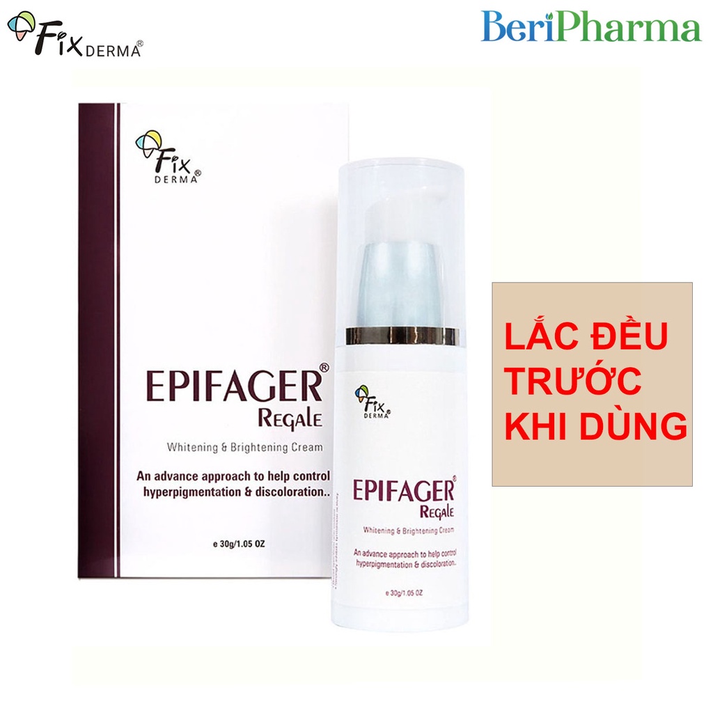 Fixderma Kem Dưỡng Giảm Thâm Nám Trắng Da Cao Cấp Epifager Ragale Cream 30g