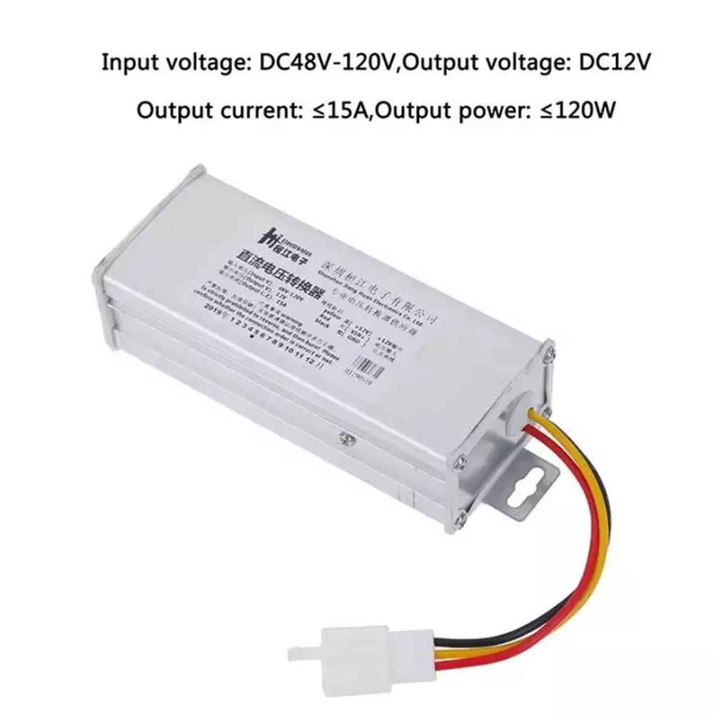 Đầu Chuyển Đổi Nguồn Sáng 12V-15A/180W DC 36V-72V 24V-60V Cho Xe Điện