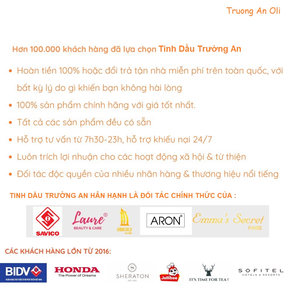 Tinh dầu Bạc Hà Peppermint Essential Oil Trường An ,xuất sứ thiên nhiên không pha tạp chất, có giấy kiểm định COA