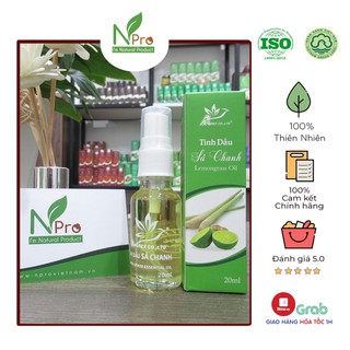 TINH DẦU SẢ CHANH NPRO 50ML - 100% THIÊN NHIÊN NGUYÊN CHẤT - TẶNG NRC 500ML