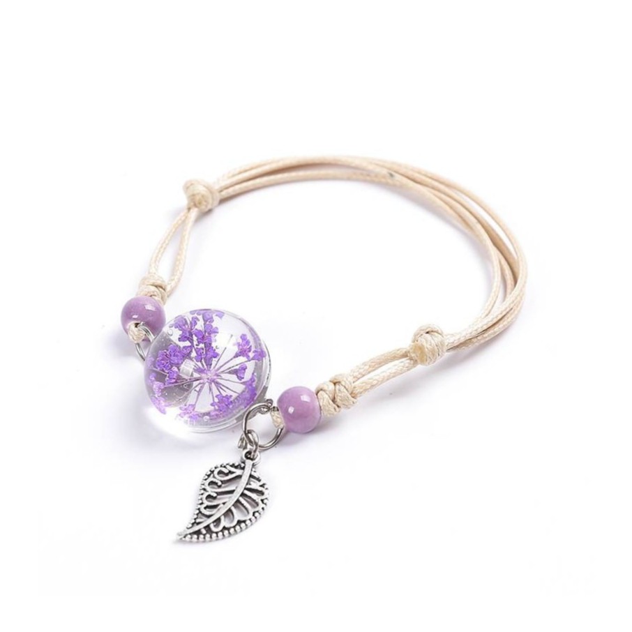 Vòng Tay Thủy Tinh Ép Hoa Tam Sinh Tam Thế 1740 (kèm video ảnh thật) | BigBuy360 - bigbuy360.vn