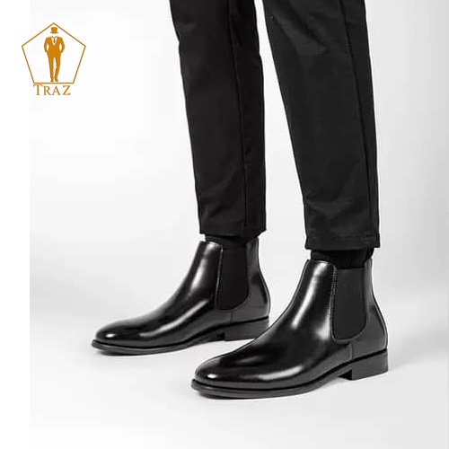 Giày boots bốt nam TRAZ Chelsea Boots Classic Cao Cổ