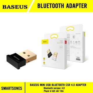 USB-Bluetooth 4.0 Baseus thu phát tín hiệu Bluetooth cho máy tính, laptop