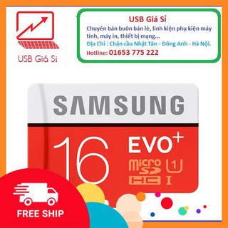 Thẻ nhớ Samsung EVO Plus 16GB class 10 UHS-I 100/90MB/s