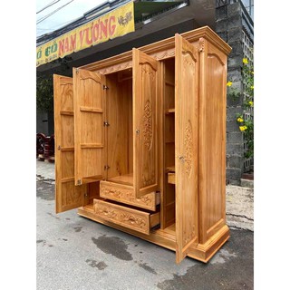 Tủ Áo gỗ gõ đỏ 1,8M X 2M