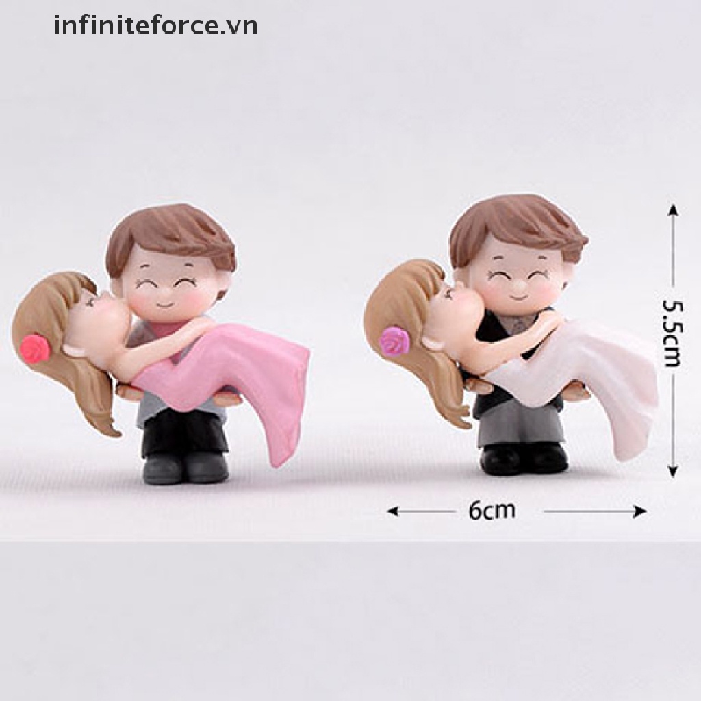 1 Bộ Mô Hình Cặp Đôi Mini Trang Trí Tiểu Cảnh DIY