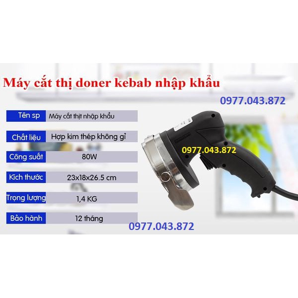 Máy thái thịt cầm tay KS 100E