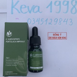 Serum ngăn ngừa mụn và thâm Caryophy Chính Hãng - Serum Mụn Ngăn Ngừa Mụn Ẩn,Mụn Đầu Đen