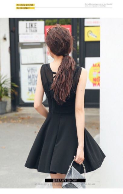 [Mã WABRWA15 giảm 15% đơn 300K] ZERASY - Đầm xòe không tay phối voan cách điệu | BigBuy360 - bigbuy360.vn