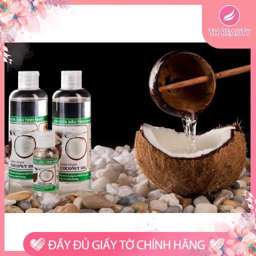 <THẬT 100%> Chai xịt tinh dầu dừa tinh khiết ép lạnh 130ml