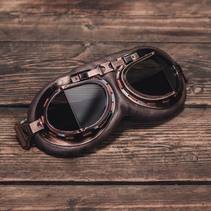 Kính Phi Công cho nón bảo hiểm - GOGGLE PILOT - Vintage Style - Sản phẩm cao cấp - Bảo hành 1 năm
