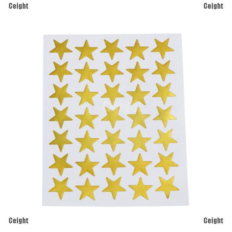 10Pcs Lovely Star Stickers Teacher Label Reward For Kids Student Gift Stationery