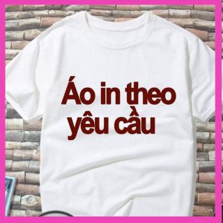 Áo đồng phục in ảnh theo yêu cầu