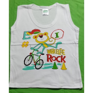 Áo ba lỗ trắng sơ sinh 100% cotton