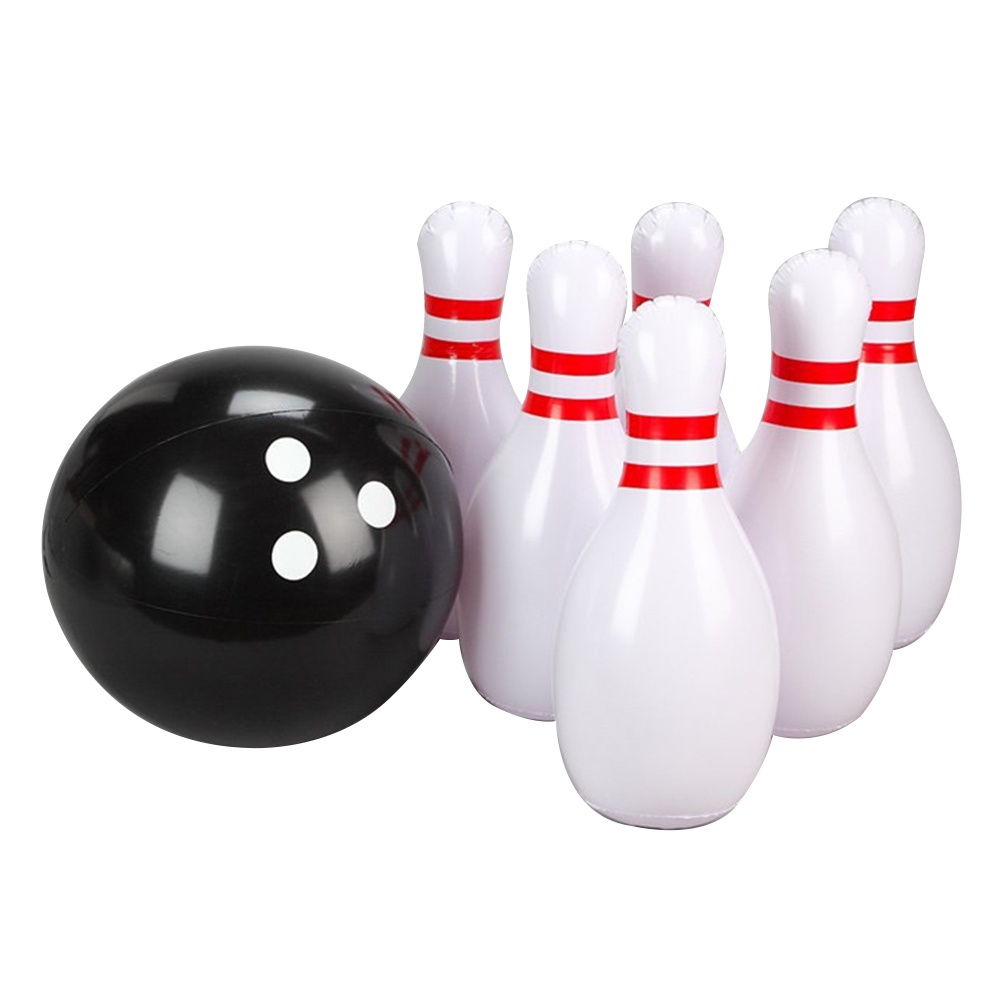 Bộ Đồ Chơi Bowling Bơm Hơi Cho Trẻ Em Và Người Lớn