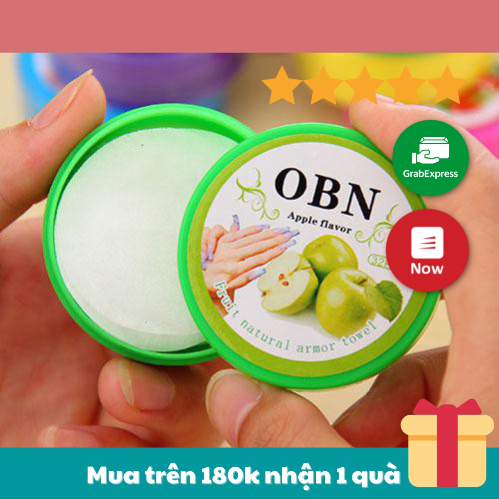 Tẩy móng tay dạng miếng OBN