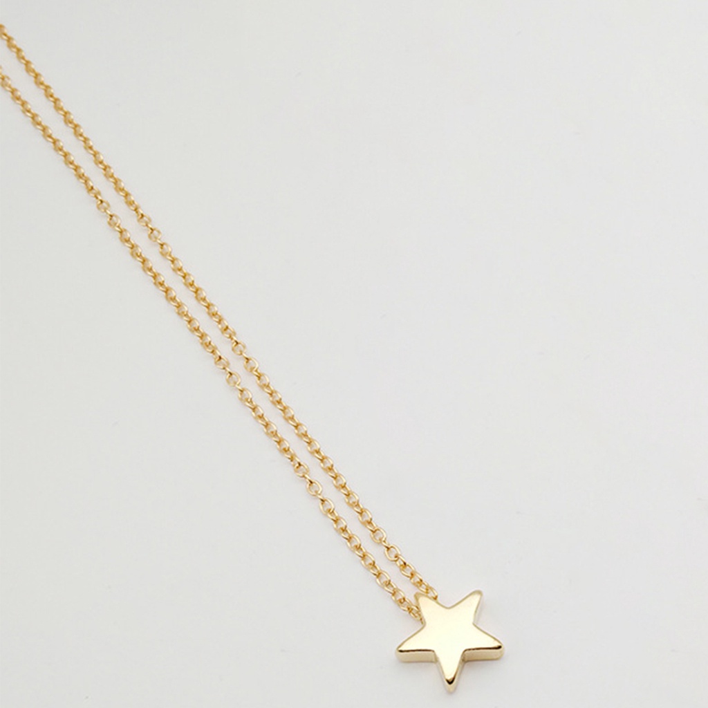 Dây Chuyền Choker Mặt Hình Ngôi Sao Nhỏ Đơn Giản Dành Cho Nữ