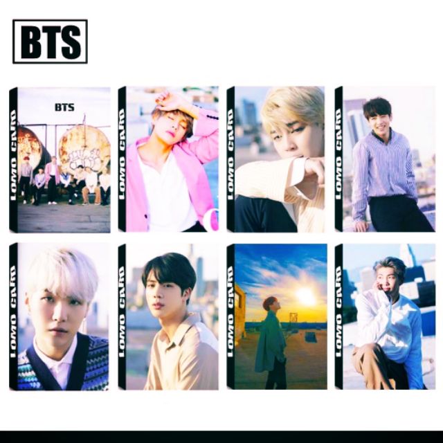 (sẵn) Lomo card mẫu mới BTS Dicon