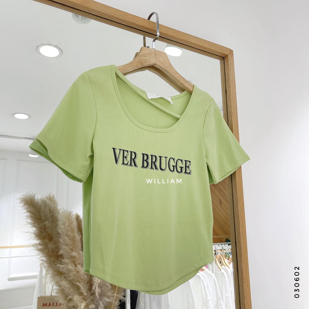 Áo thun crop BRUGGL 1813