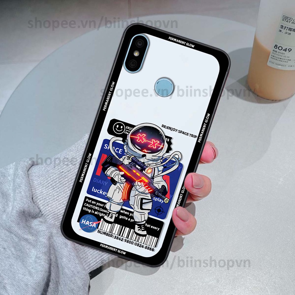 Ốp Xiaomi Redmi 6 Pro / Mi A2 Lite phi hành gia vũ trụ space.x siêu đẹp, thời trang