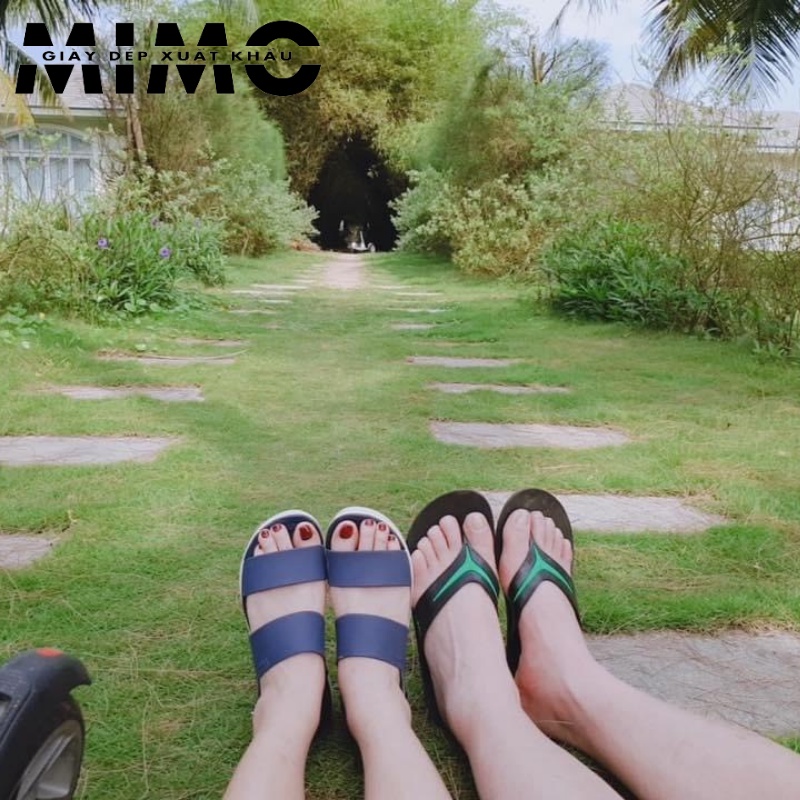 Sandal Cross Brooklyn đế cao 5p màu navy siêu êm nhẹ, bền đẹp cho nữ