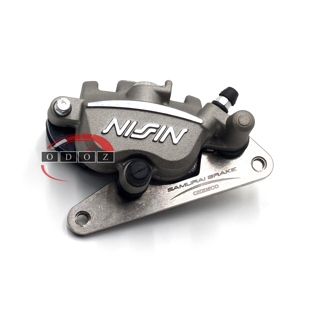 Heo dầu Nissin Samurai Chính hãng dành cho xe Honda Winner, Winner X (Samurai Nissin Brake 2 Pis) - Màu xám titan