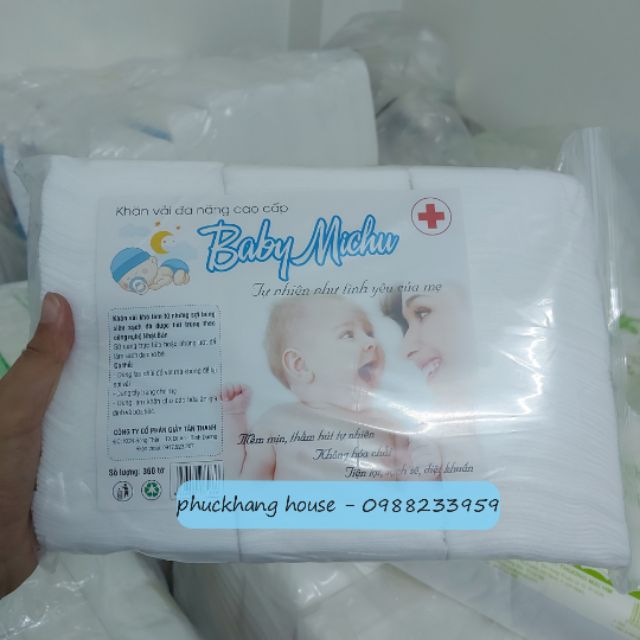 Khăn khô đa năng Baby Michu 300g