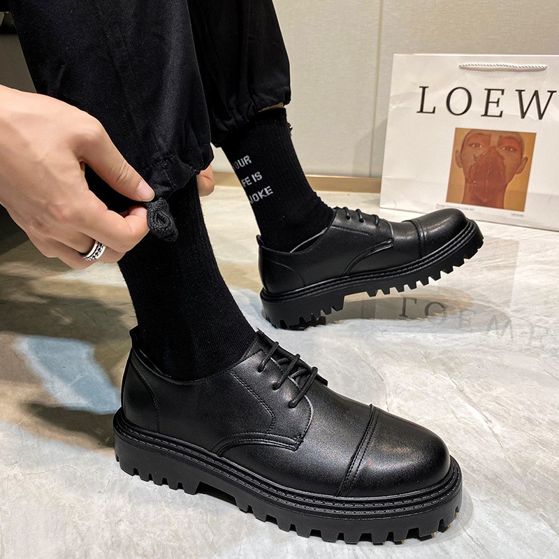 [ HÀNG ORDER ] [Da Xịn Không Nhăn] Giày Martin boots phong cách của ANH (đế cao 3cm.)