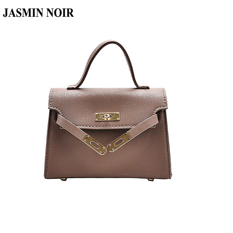 Túi Đeo Chéo JASMIN NOIR Da Pu Màu Trơn Thời Trang Retro Cho Nữ