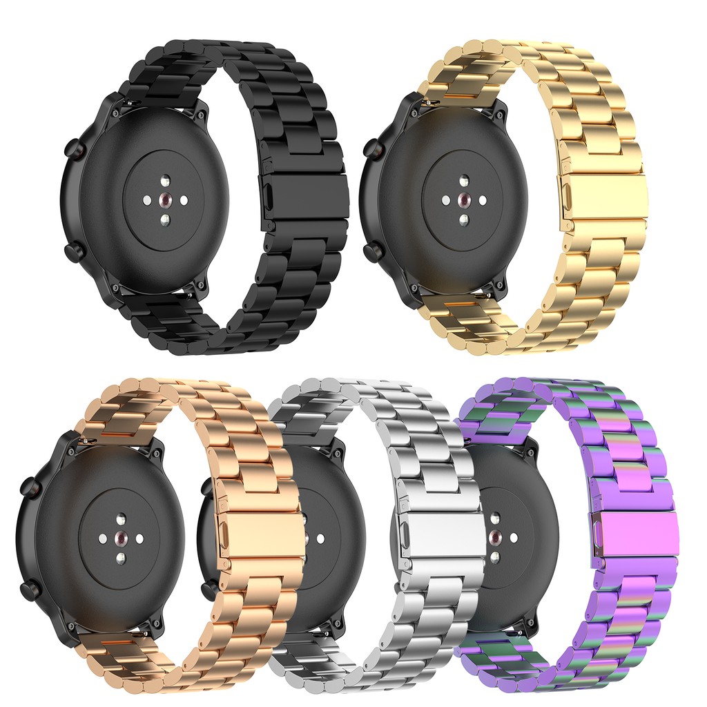 Dây Đeo Inox Cho Đồng Hồ Thông Minh Huami Amazfit Gtr 47mm 22mm