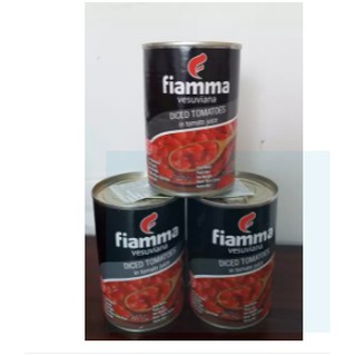 Cà chua xắt miếng FIAMMA Diced Tomatoes 400g