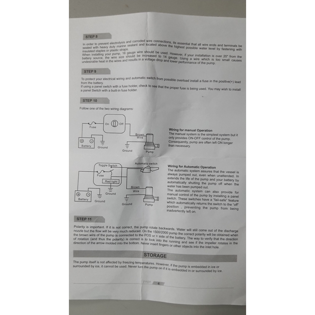 MÁY BƠM CHÌM 12V DC SEAFLO CHO TÀU THUYỀN - BƠM NƯỚC NGẬP