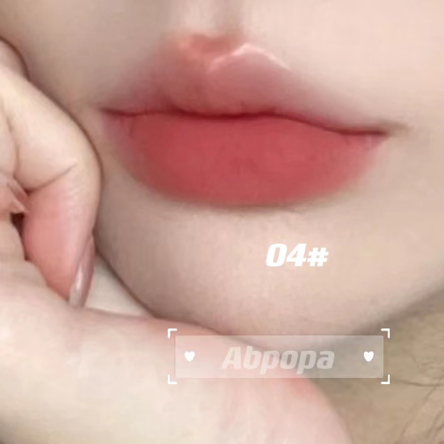 Abpopa DANMOLU® Son Kem Màu Nhung Lì Không Phai Không Dính Cốc Xiaopacai