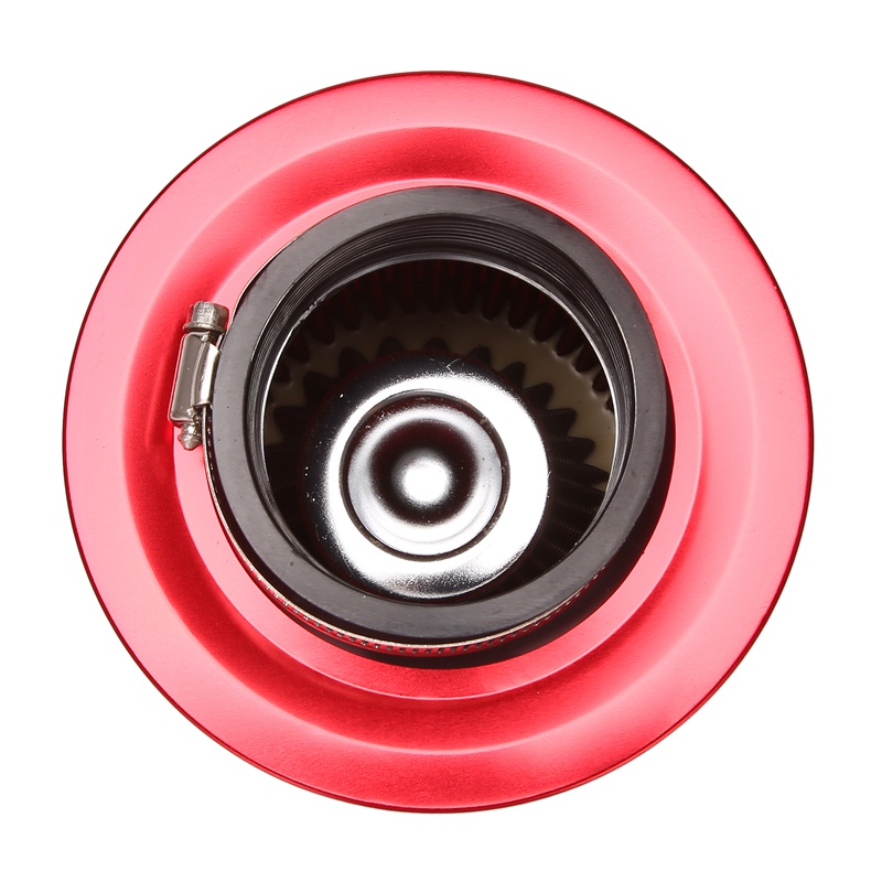 Bộ Lọc Không Khí Công Suất Cao Hình Nón Lưới Màu Đỏ Thông Dụng Cho Xe Hơi