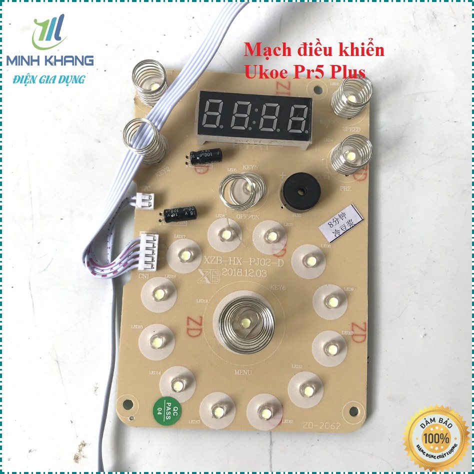 Phụ kiện Mạch điện Máy làm sữa hạt UKOEO PR5 PLUS