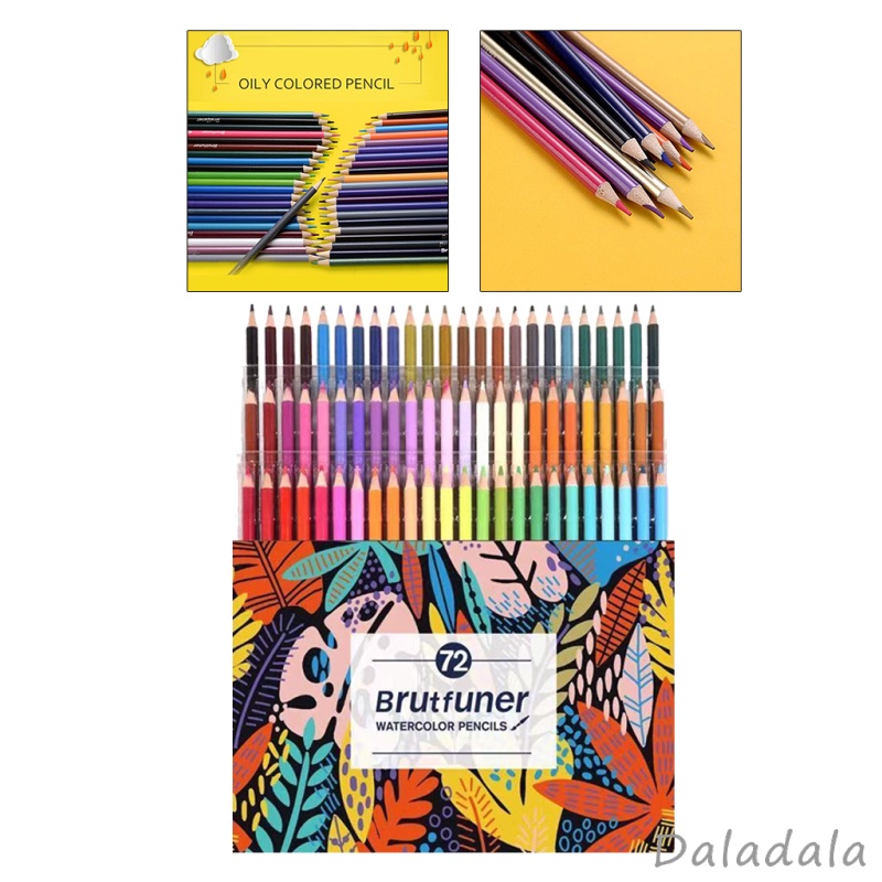 Multi Colored Art Drawing Pencils in Bright Assorted Shades, Art Supplies for Coloring, Blending and Layering