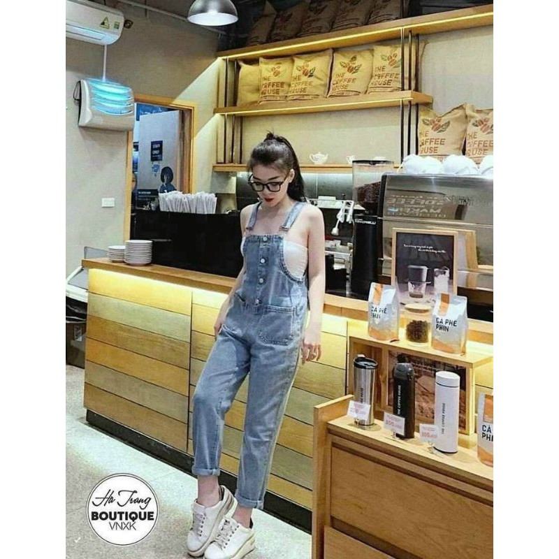 Quần Yếm Khuy Ngực 💖FREESHIP💖 Quần Yếm Jeans Bò Cúc Ngực dáng cực xinh - NH01 - Anhduong.store | BigBuy360 - bigbuy360.vn