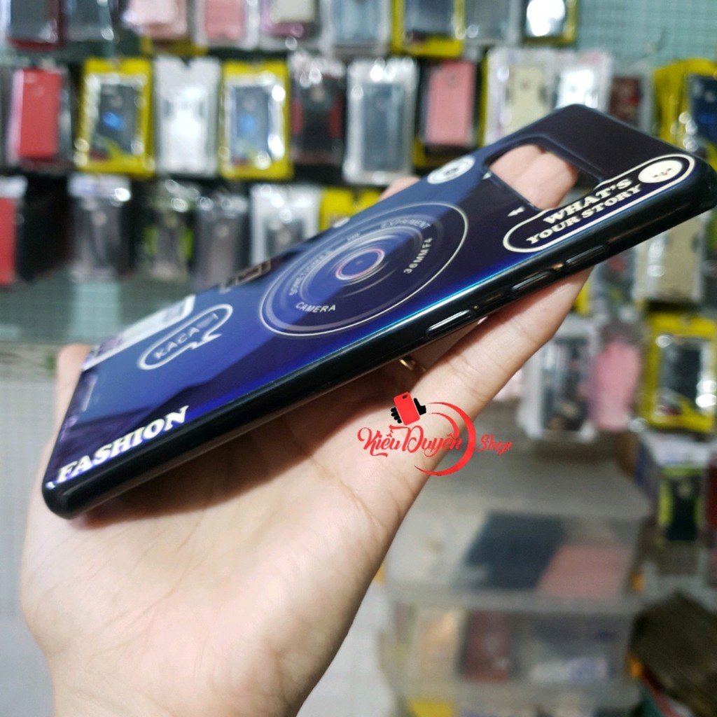 Ốp lưng Samsung Galaxy S10 Plus,S10 hình máy ảnh kèm giá đỡ và dây đeo