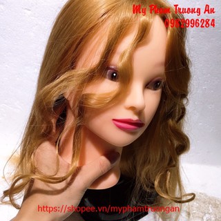 Đầu manocanh học làm tóc makeup chịu nhiệt độ
