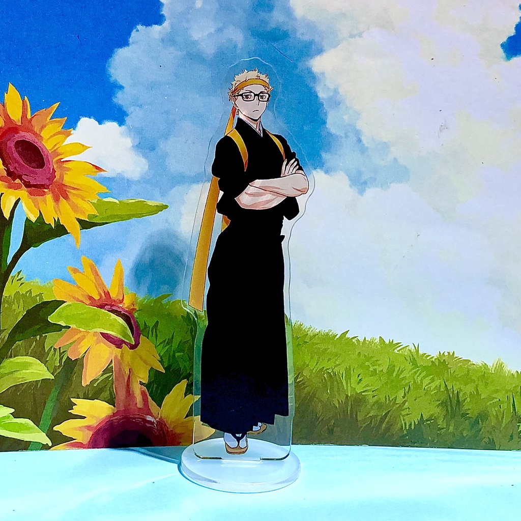 Standee HAIKYUU!! ver CỔ ĐỘNG mô hình Vua Bóng Chuyền mica trong anime chibi trưng bày
