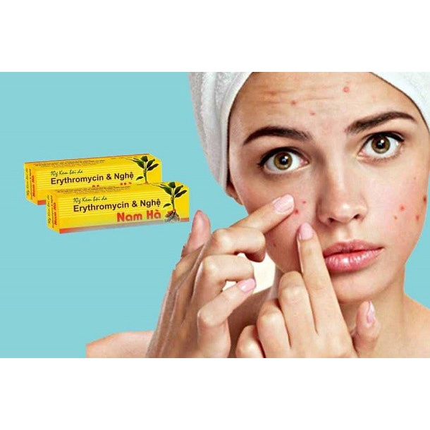 ✅ Kem Bôi Ngoài Da Ery Nghệ Nam Hà 10G - Ngừa Mụn, Liền Da.