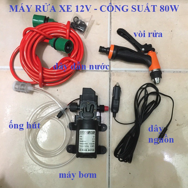 máy rửa xe 12V