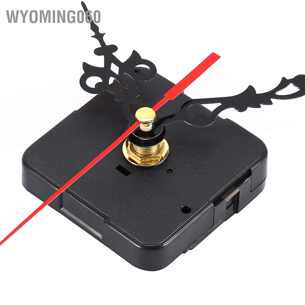 Wyoming060 Cơ chế DIY màu đen Bộ máy đồng hồ thạch anh công cụ sửa chữa thay thế