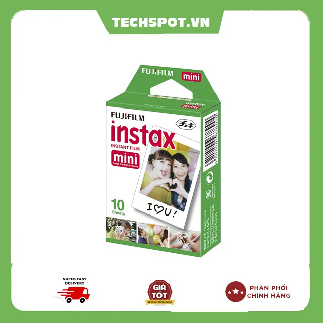 [Mã ELORDER5 giảm 10K đơn 20K] Hộp Film Instax Mini ( 10 Tấm ) - Chính Hãng - Date Cao