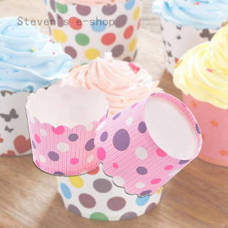 Set 50 cốc giấy làm bánh muffin dùng một lần tiện dụng
