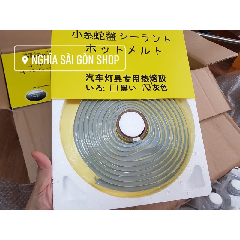Keo đèn viền xám  dùng cho xe ô tô xe máy