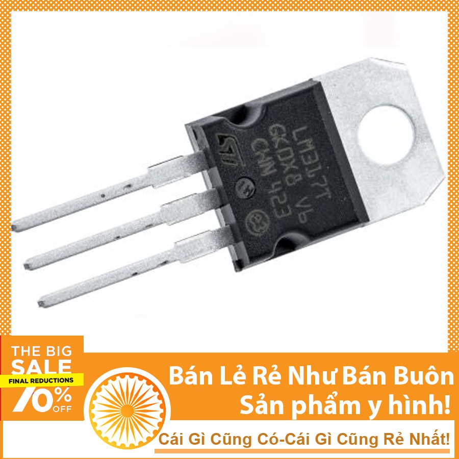 Chíp LM317 1.2-37V TO-220 | WebRaoVat - webraovat.net.vn