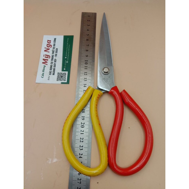 Kéo cán 2 màu cỡ 26cm x11