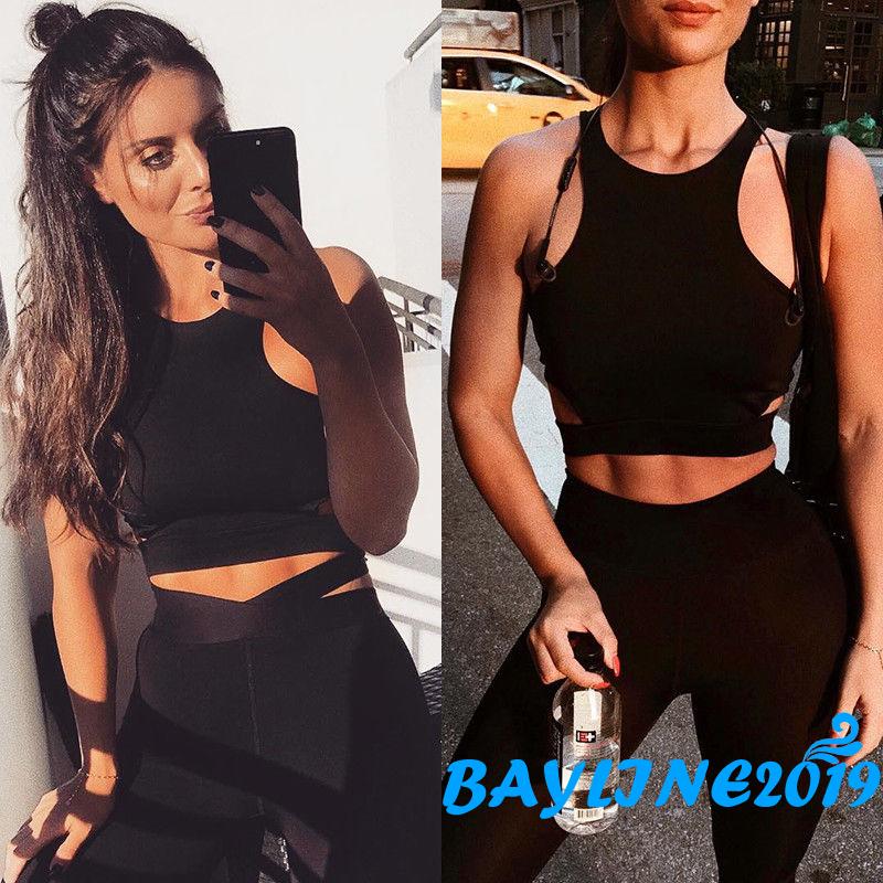 Áo Ba Lỗ Lửng Thể Thao Thời Trang Dành Cho Nữ