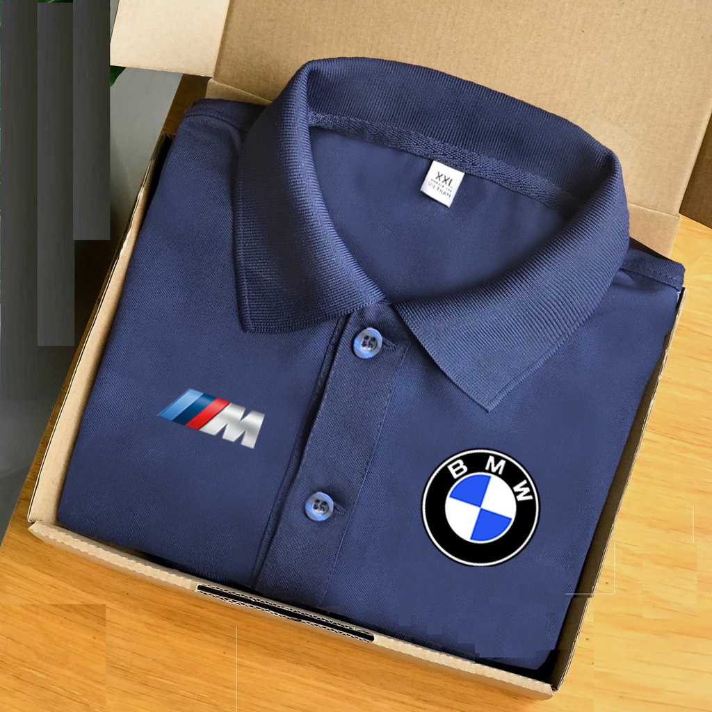 Áo thun áo polo nam hãng xe BMW chính hãng vải cotton LOẠI 1  thời trang cao cấp